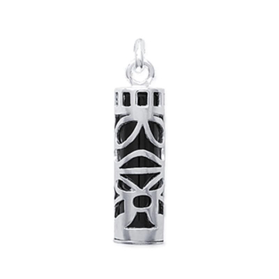 PENDENTIF ARGENT 925 IMIT ONYX