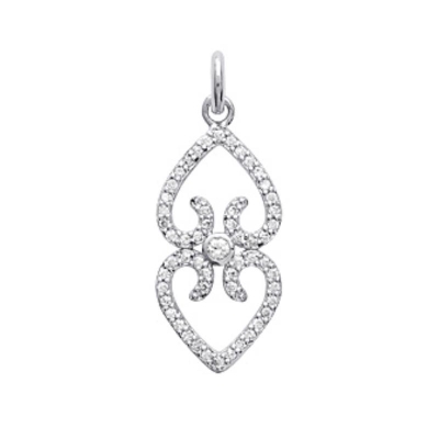 PENDENTIF ARGENT 925 RHODIE OZ