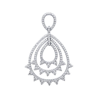 PENDENTIF ARGENT 925 RHODIE OZ MICROSERTI