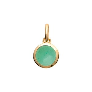 PENDENTIF PL-OR 750 3MIC AVENTURINE