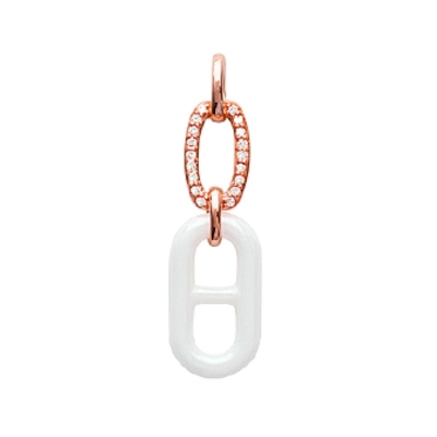 PENDENTIF PL-OR 750 3MIC ROSE OZ CERAMIQUE