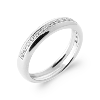 BAGUE ARGENT 925 RHODIE OZ