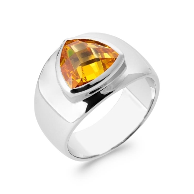 BAGUE ARGENT 925 RHODIE OZ