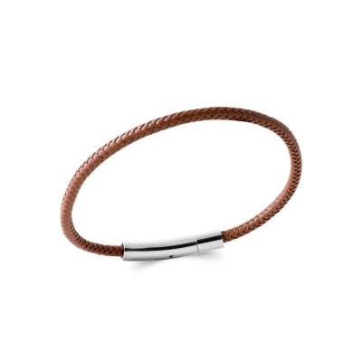 BRACELET ACIER  CUIR