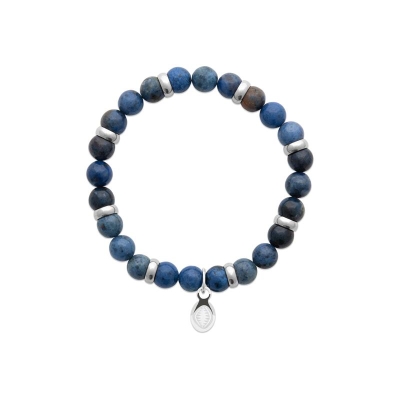 BRACELET ACIER SODALITE