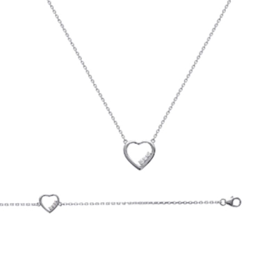 COLLIER ARGENT 925 RHODIE OZ