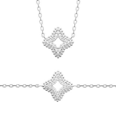 COLLIER ARGENT 925 RHODIE OZ