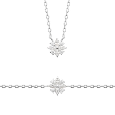 COLLIER ARGENT 925 RHODIE OZ