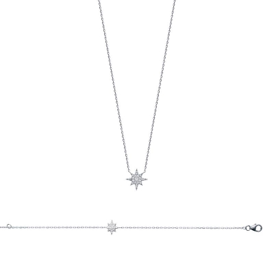 COLLIER ARGENT 925 RHODIE OZ