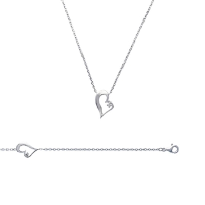 COLLIER ARGENT 925 RHODIE OZ