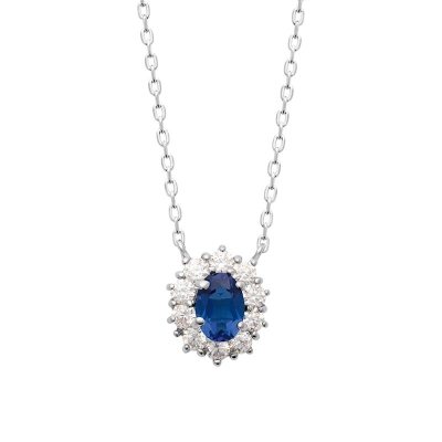 COLLIER ARGENT 925 RHODIE OZ PS