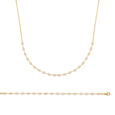 COLLIER PL-OR 750 3MIC CRISTAL