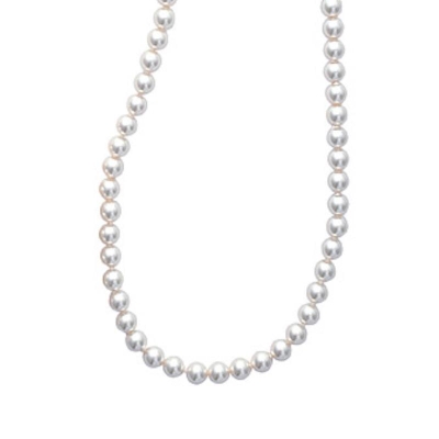 COLLIER PL-OR 750 3MIC PERLES IMIT