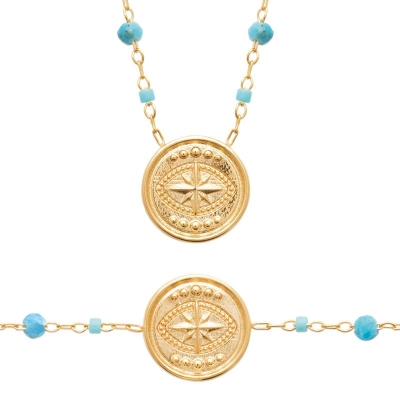 COLLIER PL-OR 750 3MIC APATITE