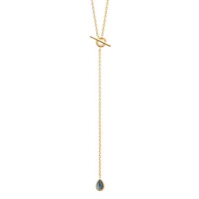 COLLIER PL-OR 750 3MIC LABRADORITE