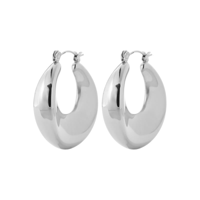 CREOLE ACIER PVD COULEUR ARGENT